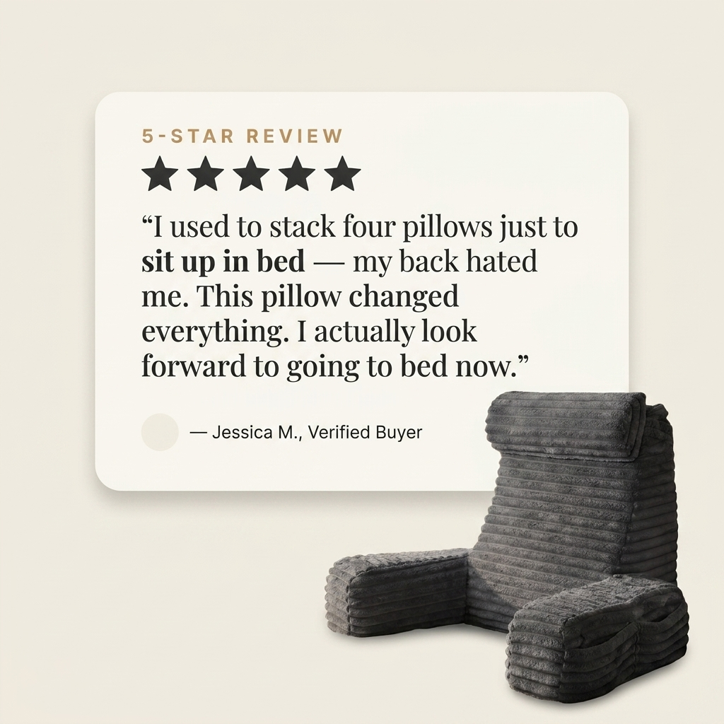 Aleria's Luxury Backrest Pillow